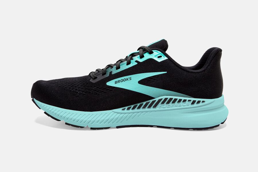 Brooks Launch Gts 8 Road Loopschoenen Dames - Zwart/Blauw - 873460HMF